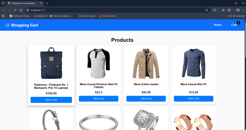 Shopping Cart with Redux & Nodemailer